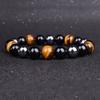 Bracelet - HEMATITE - 13-6mm - Équilibre énergétique - Obsidienne - Mixte