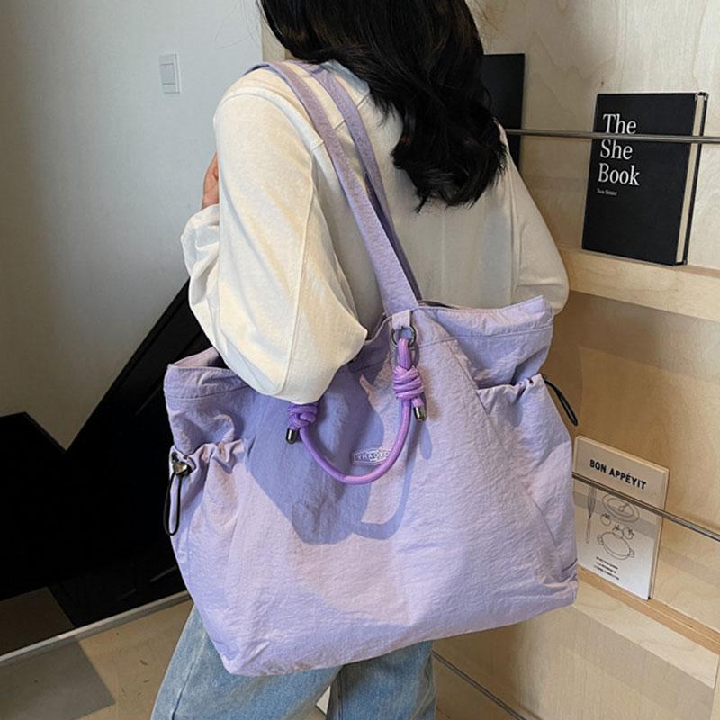 Casual Women's Bag Lightweight Nylon Large Capacity Tote Bag Women Shoulder Bags  Fashion Design Female Handbag