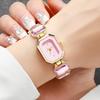 Mode Rechteck Zifferblatt Damenuhr Elegant Damen Quarz Armbanduhren Mädchen Uhr Reloj Hombre