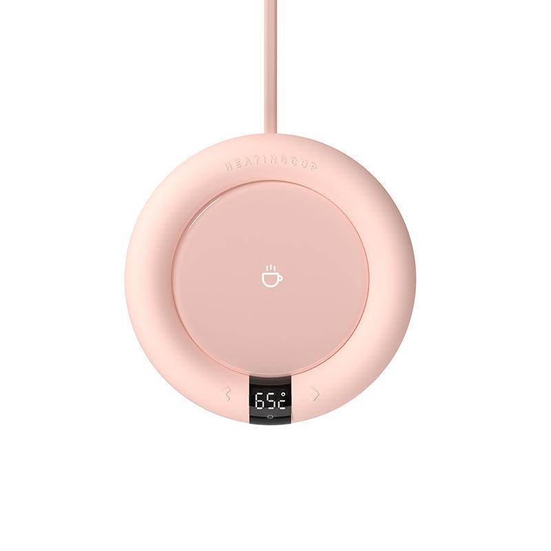 

Умная подставка для подогрева кружек для кофе и чая, электрическая подставка для подогрева чашек для домашнего офиса, 3 скорости, регулируемая температура, со светодиодным дисплеем 220 В