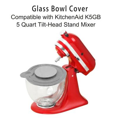 Mixers Bowl Covers for KitchenAid 4.5-5 Quart Dustproof Lid with Extra Dump Window Innovative Mixer Bowl Accessory
