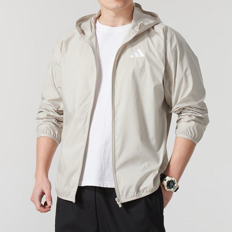 Adidas ESSENTIALS WINDBREAKER Jacket Men's Gray IM7849