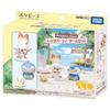 TAKARA TOMY Pocket Monster Pokemon Poke Peace House Let's Party Doll Set