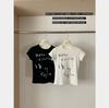 Popular Letter Short-sleeved T-shirt for Women, Summer New Slim-fitting and Thin Printed Top