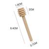 8.4cm/10cm/16cm 10PCS Honey Stir Bar Mixing Handle Jar Spoon PracticalWood Dipper Honey Long Stick Supplies Honey Kitchen Tools