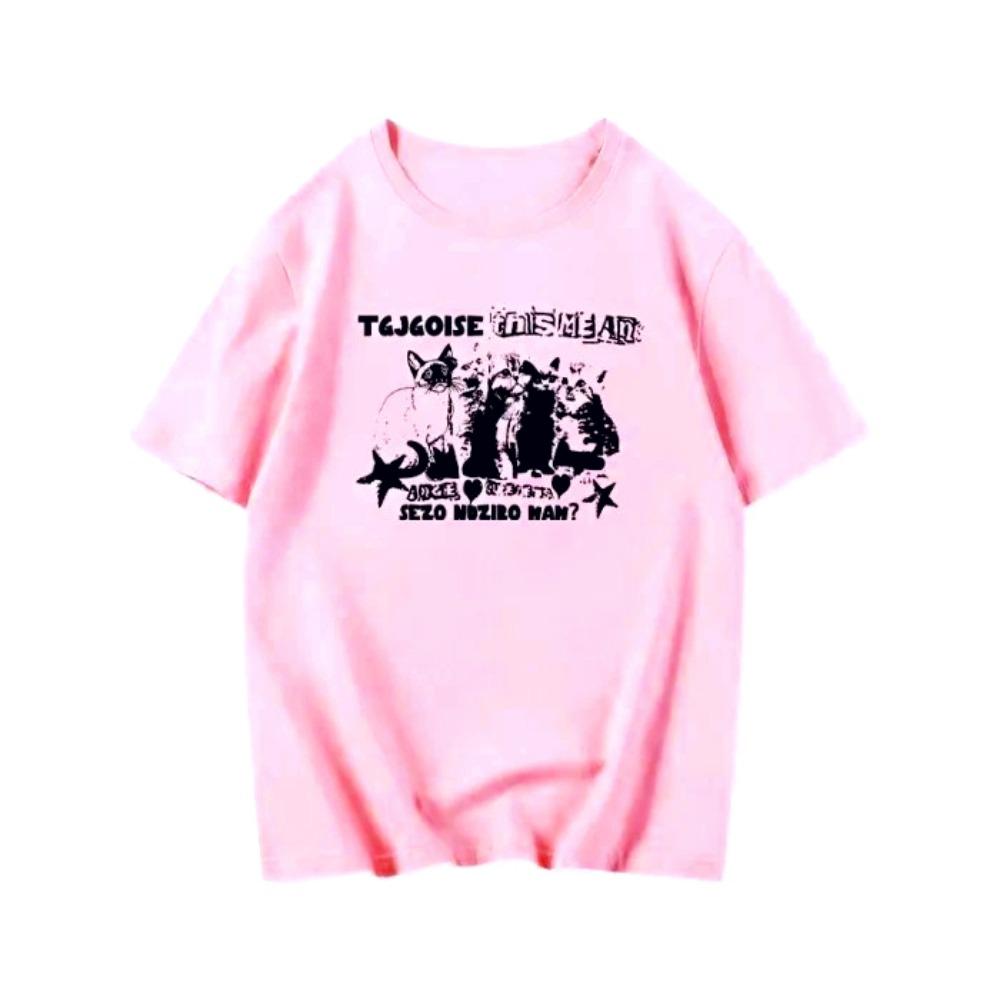 

Retro Design Women s Summer T-shirt Short Sleeve Trendy Round Neck Top Casual Streetwear Comfortable Summer Fashion Clothing S