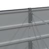 Planter Anthracite 240 X 80 X 45 Cm Steel