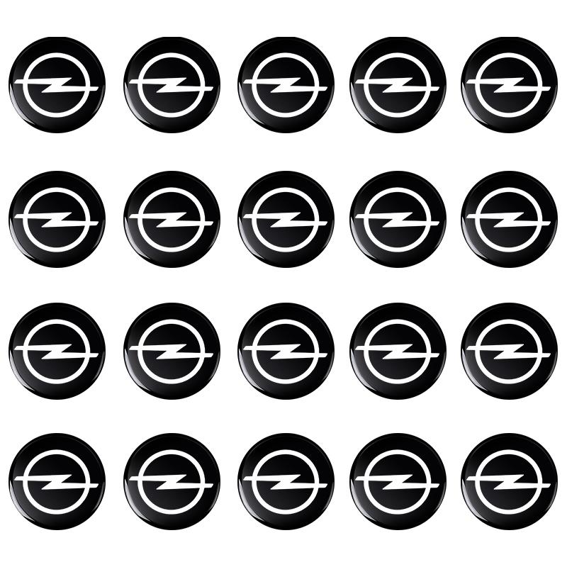 14mm Aluminiowa Naklejka z Emblematem na Kluczyk Samochodowy Akcesoria Samochodowe Do Opel Astra j Insignia Astra g Corsa Zafira b Mokka Vivaro