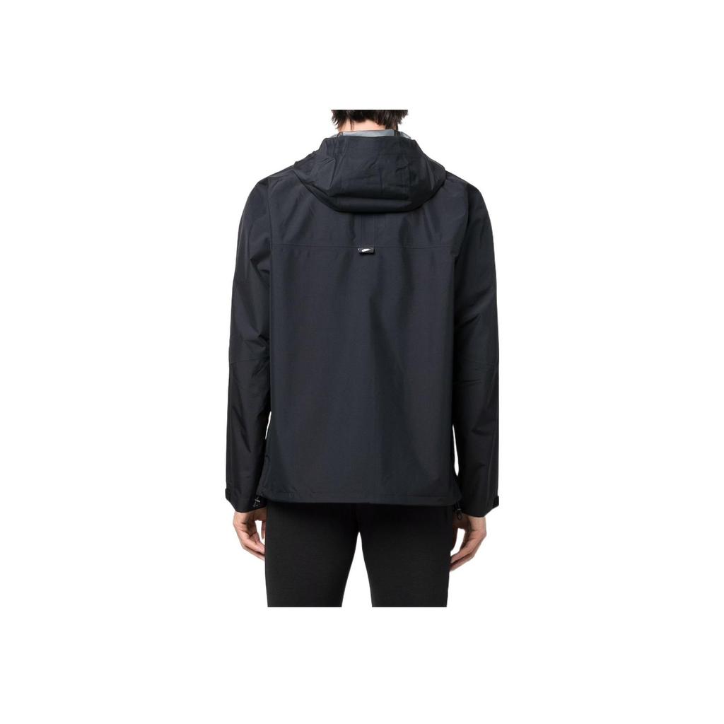 Nike Solid Color Zip-Up Hooded Jacket Men jackets Black DM5499-010
