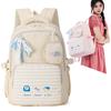 Schultasche Neue Sommer College Gestreifte Schultasche Weiblich Vielseitig Mittelschüler Oberstufenschüler Computer Rucksack Große Kapazität