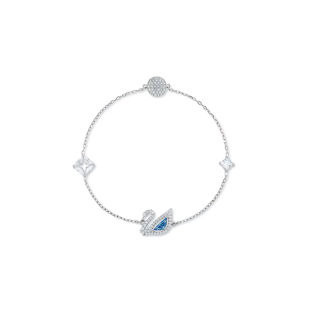 Swarovski Funkelndes Schwan Halsketten- und Armband-Set Damenschmuck Silber ES2020091005