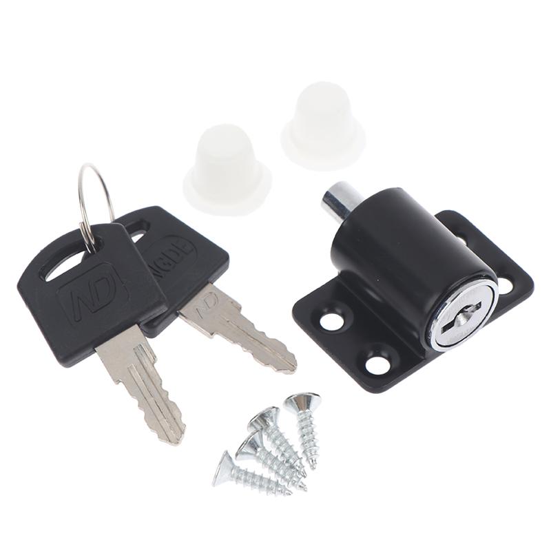 2Keys 1Set Sliding Door Window Lock With Baby Child Safety Protection Door Security Lock Catches Push-pull Window Limiter