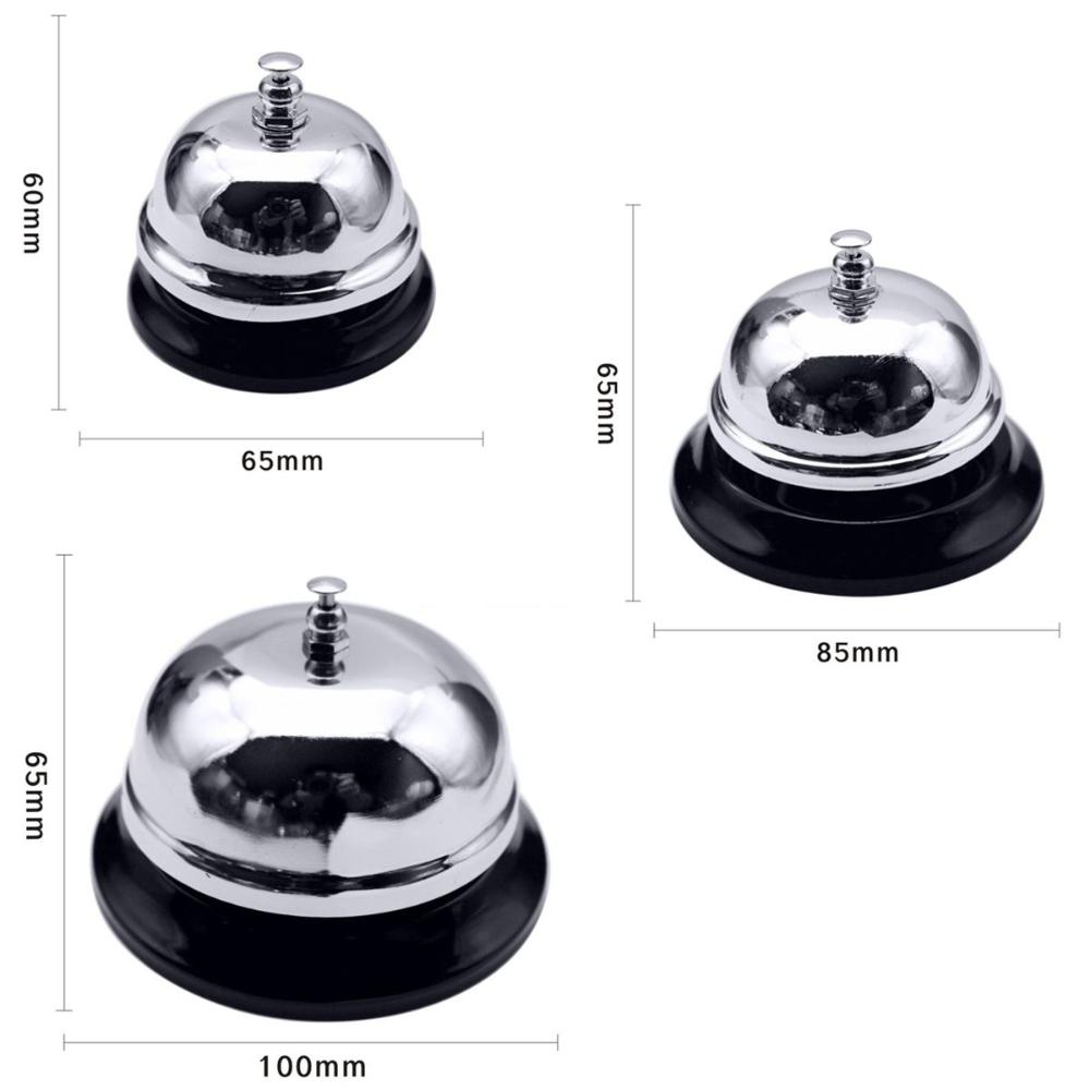 School Anti-Rust Reception Christmas Craft Durable Desk Bell Service Ring Ringer Call Ringing Bell