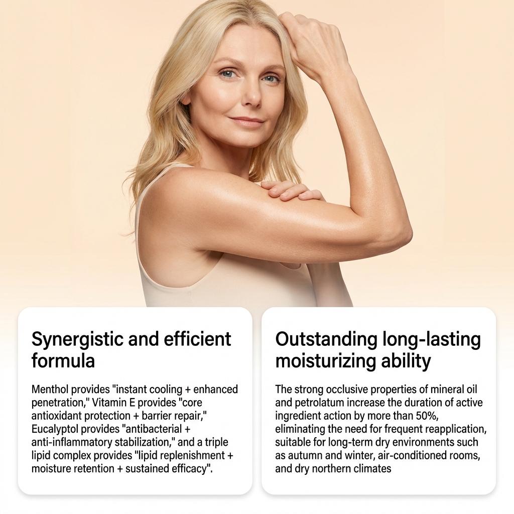 Herbal Care Stick, Mild Formula, Moisturizing & Nourishing, Daily Portable Body Care Balm