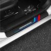 4PCS BMW M Performance Carbon Fiber Car Threshold Protector Auto Door Sill Cover Sticker For BMW E30 E36 E39 E46 E60 E90 F10 F30