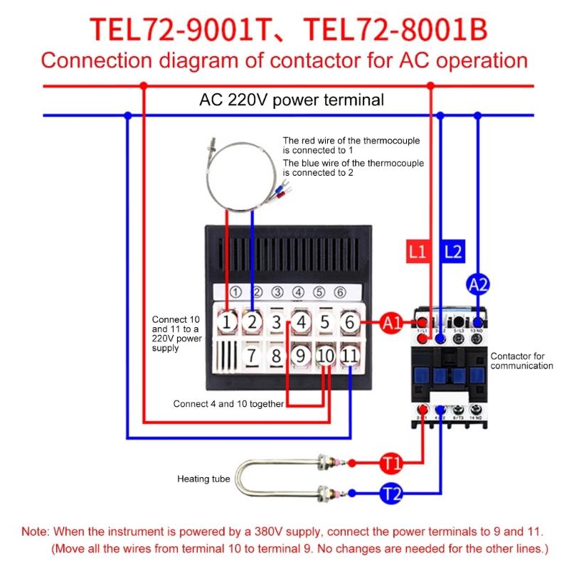 Professional 10A/30A 220V/380V Microwave Temperature Controller Protective Energy Saving Kitchen Appliance Part