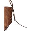 TOURBON Leather Axe Handle Protection Covers - Dark Brown
