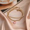 Retro and Exaggerated New Multi-layer Butterfly Anklet Double-layer Anklet Fashion Trend Girl Multi-layer Anklet Temperament Bracelet