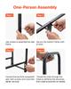 VEVOR Firewood Rack 2415 mm 1/2 Cord Heavy Duty Outdoor Wood Storage Holder, for Fireplace Patio Deck, 500 kg Load Capacity