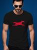 Red Galloping Horse Graphic Casual Tshirt - Summer Short ...