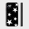 Star Leopard Print Phone Case For IPhone 17 Air 16 15 14 13 Pro Max 11 12 Black Silicone Cover