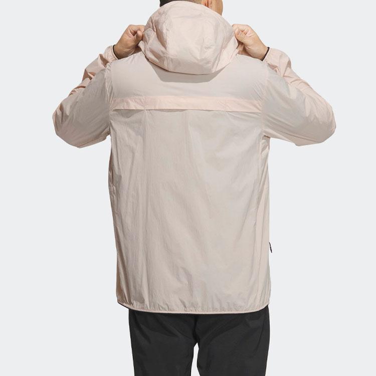Adidas Wind.Rdy Hooded Sports Jacket Men Outerwear Rock-Storm-Dust IU2671