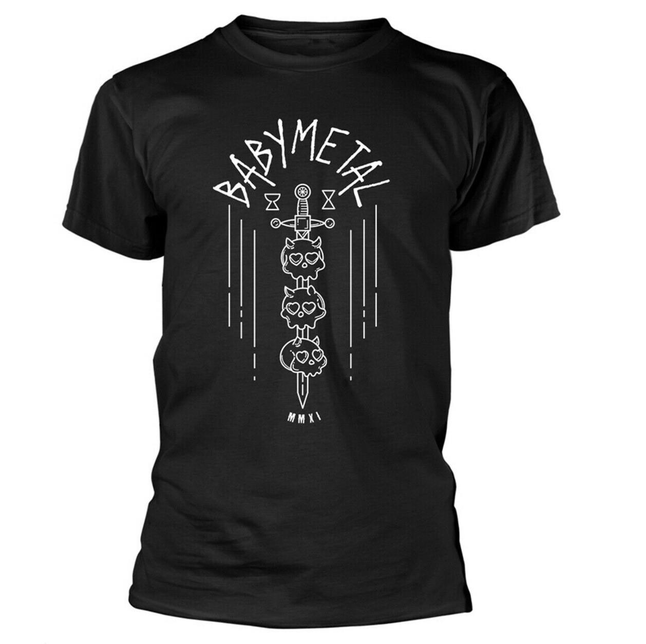 Babymetal Skull Sword Shirt S-XXL T-Shirt Official Metal Band Tshirt S