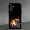 S-Stylistic explosion Phone Case For Samsung Galaxy A91,80,73,72 ,71,53,52,32 ,31,22,21s,20,Soft Black Case