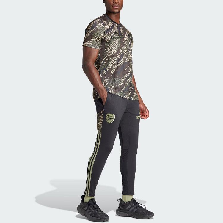 Adidas X Maharishi Arsenal Graphic Print Training Soccer Jersey Men Tops Black IN4752