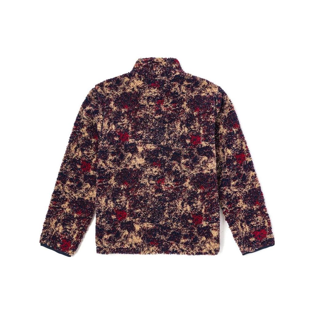 Vans Color Block Design Half Zip Stand Collar Pullover Sweatshirt Unisex Sweatshirt Multi-color VN00008FLKZ