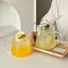 Handle Large Capacity Fruit Tea Glass 2026 Summer Creative Transparent Lemonade High Borosilicate Glass Juicy Coffee Glass