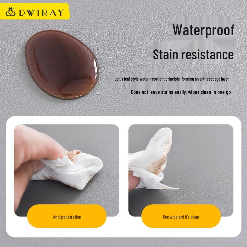 DWIRAY Multi-Use Leather Desk Pad & Mouse Mat