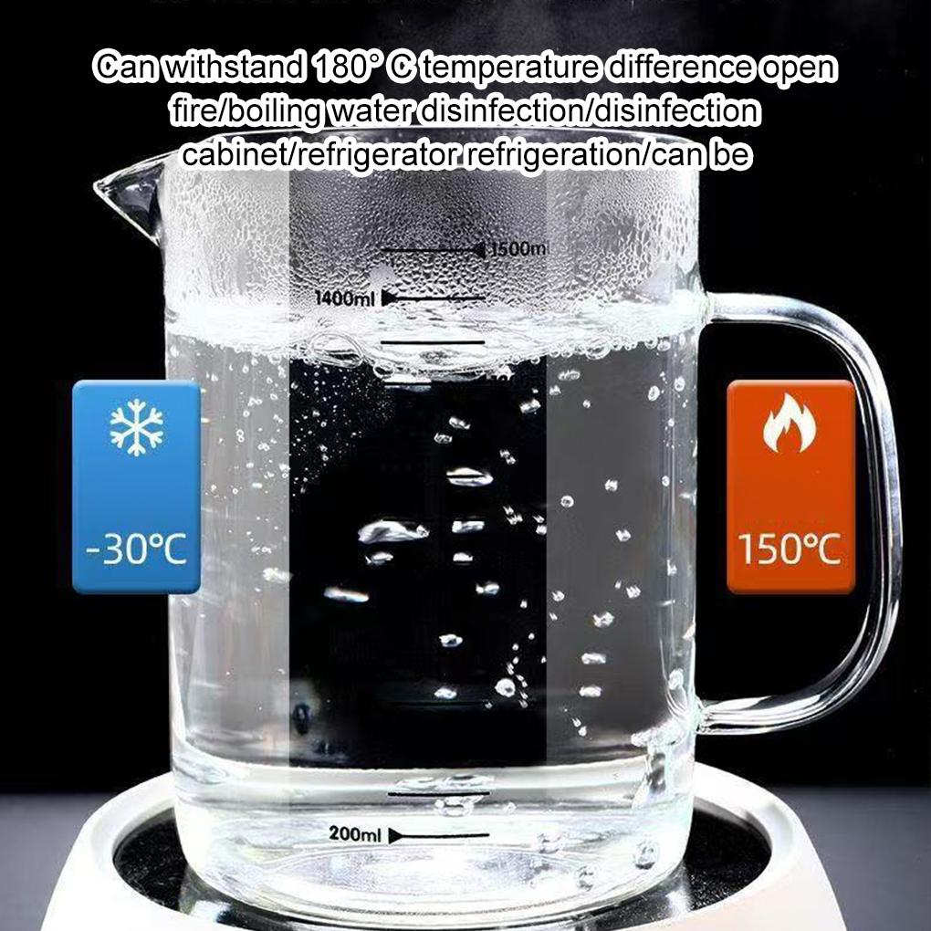 1L/1.5L Glass Oil Filter Kitchen Seasoning Tank Oil Tank Impurity Separator Fine Mesh Oil Filter Container Cooking Tool