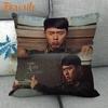 Custom Crash Landing On You Hyun Bin KPOP Pillowcase 45X45cm Wedding Decorative Eco-Friendly Cotton Linen Fabric Pillow Case