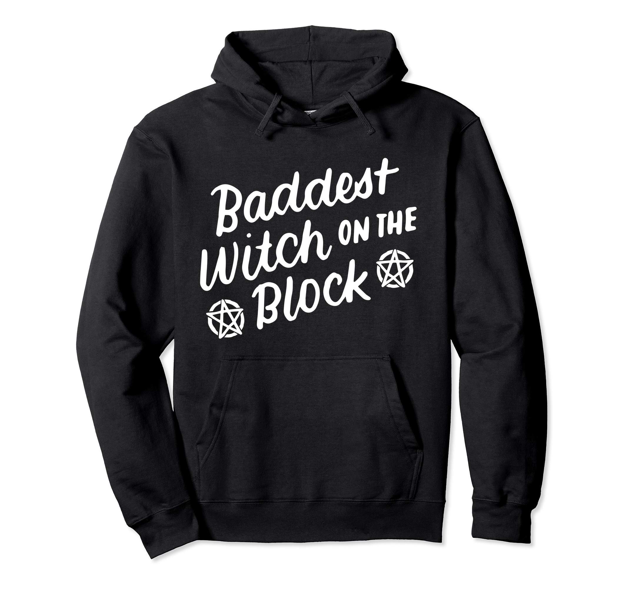 

Funny Halloween Girl s Wickedest Witch on the Block Hoodie