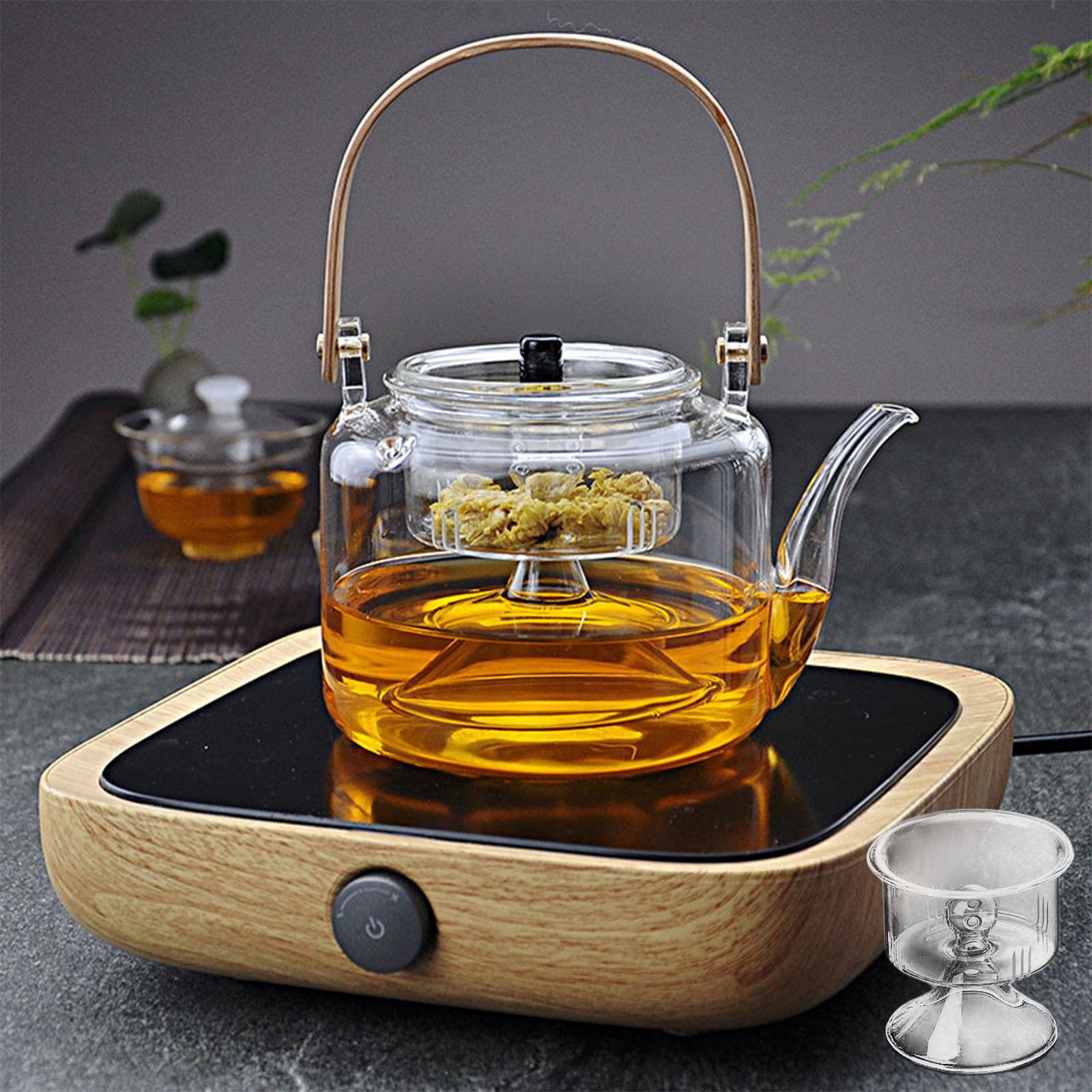 

Glass Teapot, Pot, Teapots, 1000ml Tea Pots with Removable Infuser, Hand Blown Tea Pot, Borosilicate Glass Teapot for top ,