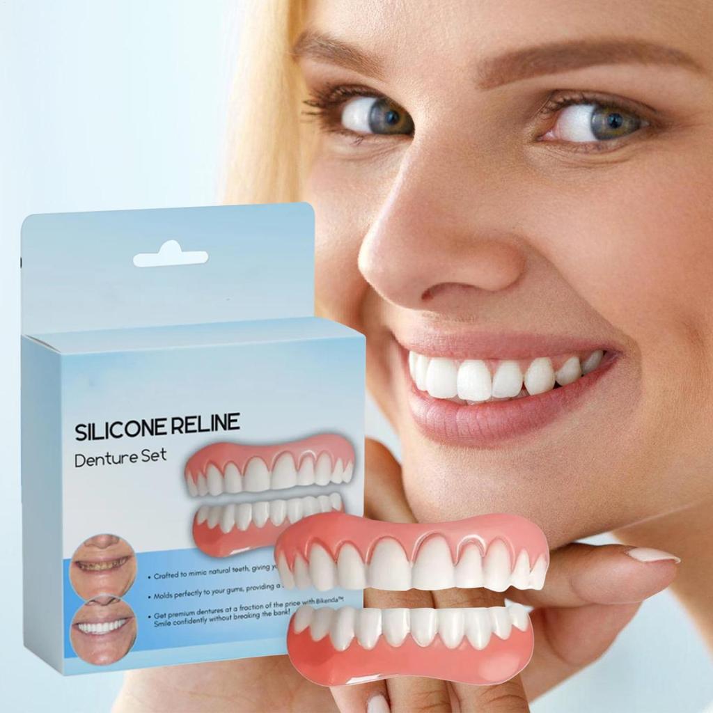 Silicone Denture Relines Kit Professional Denture Set Silicone Denture Set Portable Relines Prothese For Adults Women Men