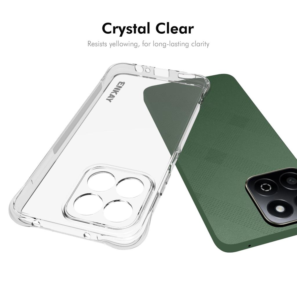 For Honor X7c 4G/200 Smart 5G Clear Phone Case ENKAY HAT PRINCE Shockproof Anti-Slip TPU Cover