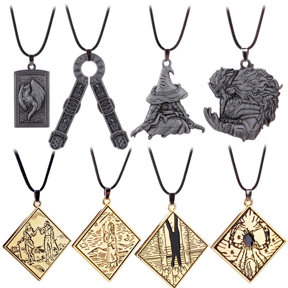 Elden Ring Ranni Character Retro Metal Pendant Necklace  buy at low prices  in the Joom online store