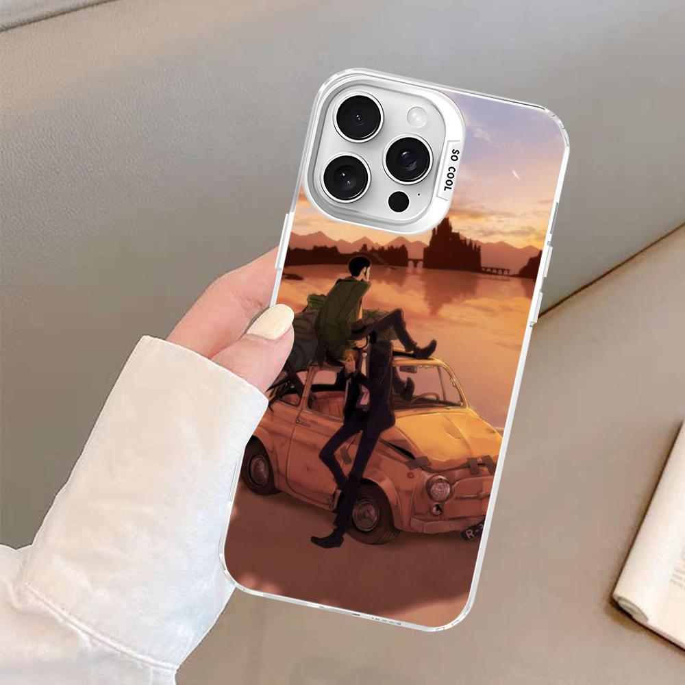 Lupin The Third Anime Phone Case For IPhone 16 15 14 13 12 11 Pro Max X XR XSMAX 8 7 Plus Matte Shockproof Back Cover