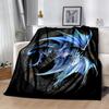 Gothic Style Blanket Warmthful Decor Great for Bed Office Picnics Four Seasons Multipurpose Stylish Decor Ideal Gift For Birthday Valentine'S Day