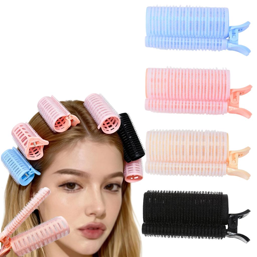 Bangs Curling Irons Lazy Hair Rollers Fluffy Styling Clips Fluffy Hairpin Curling Bangs Clips Traceless Hair Top Root Rollers