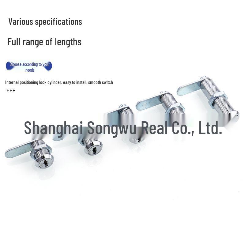 Mini Round 12mm Cam Lock for Jewelry Display, Instrument Cabinet, Light Box, or Miniature Doors