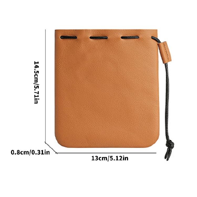 Handmade Leather Jewelry Gift Pouch Protective Travel Organizers for Bracelets Rings Packaging Solution