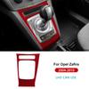 Fibra de carbono para Opel Zafira 2004-2010, panel de cambio de marchas, decoración interior resistente a los arañazos, accesorios protectores.