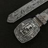 Belte Riddere Metallknapphode Design for Menn og Kvinner Spenne Belte