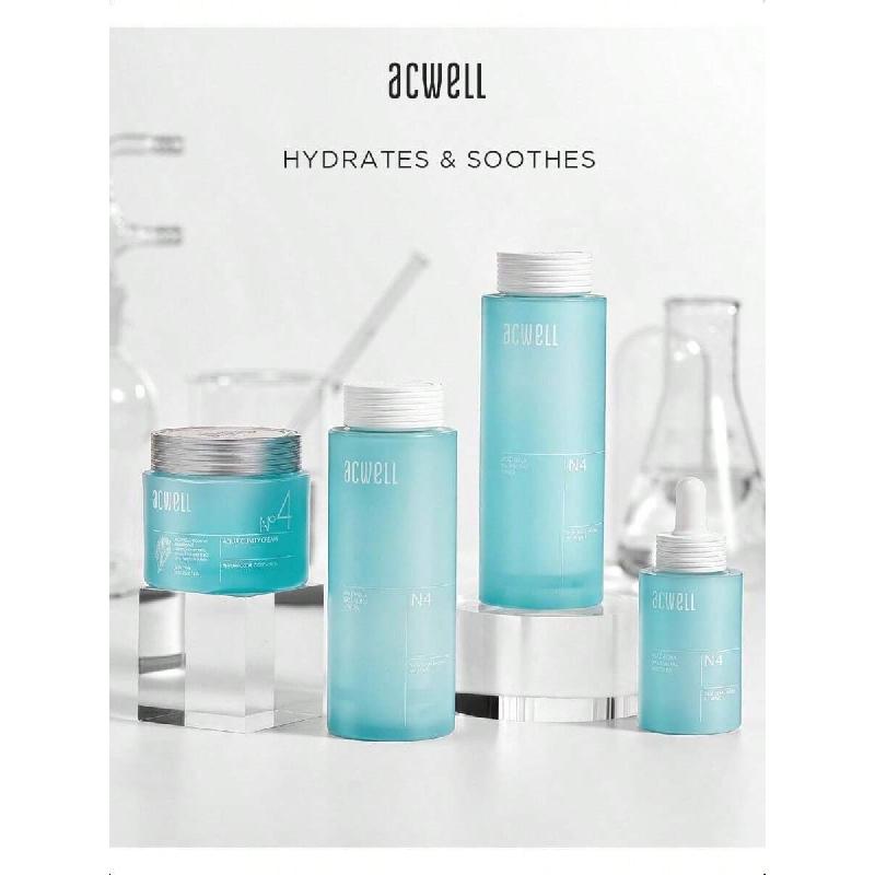 Acwell Aqua Clinity Crème 50ml - Hydratant Apaisant 24h Pour le Visage, Idéal Pour les Peaux Sensibles - Gel Non Collant et Rafraîchissant