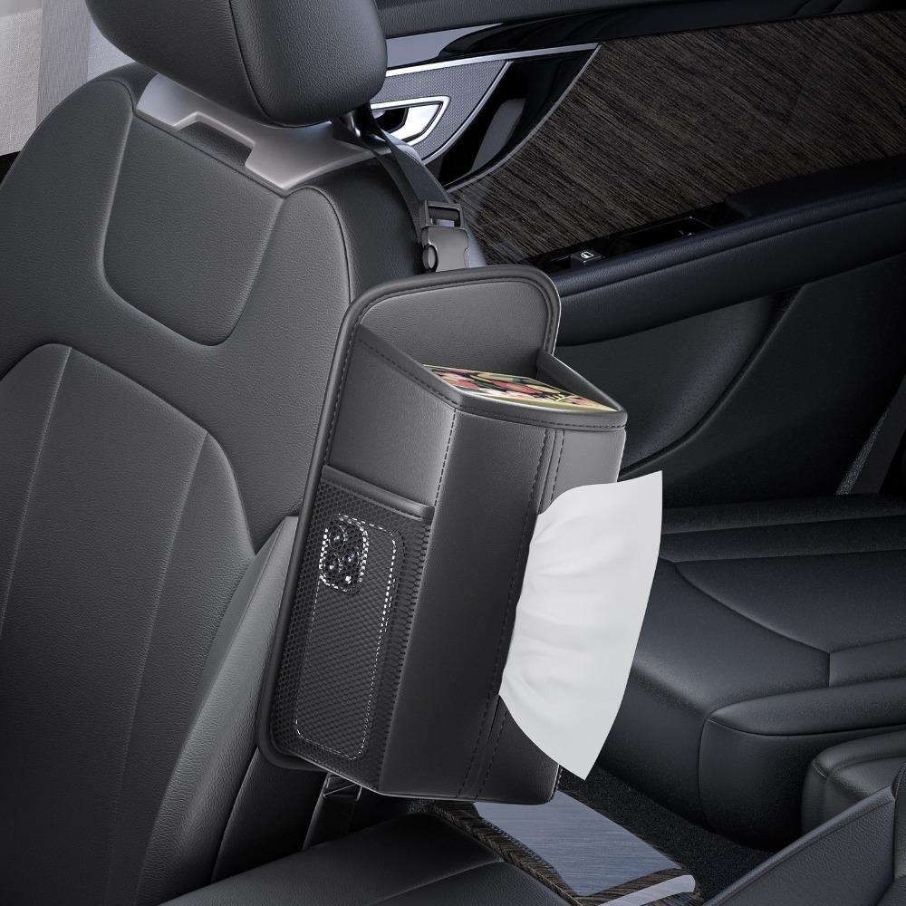 Storage Box Car Tissue Case Adjustable Space Saving Organizers  Car Decoration