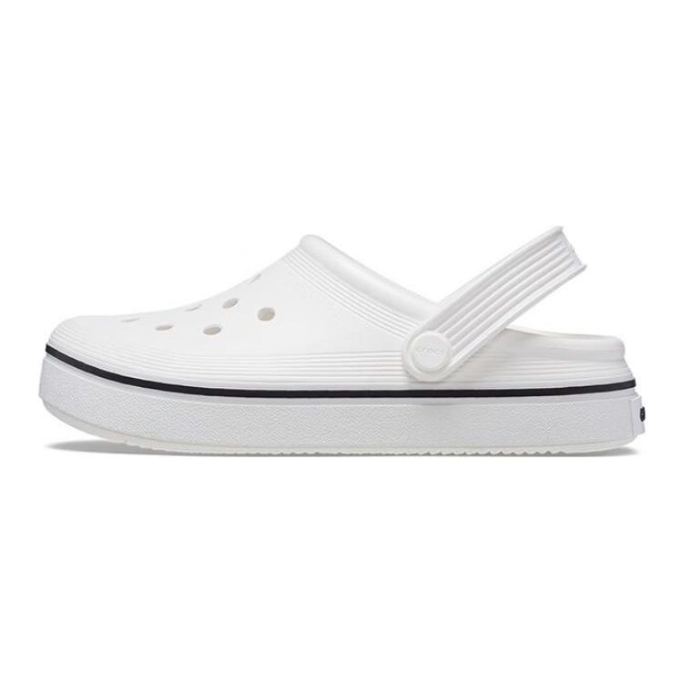 Crocs Comfortable Durable Lightweight Childrens Sandals Kids Sandals White 208477-100