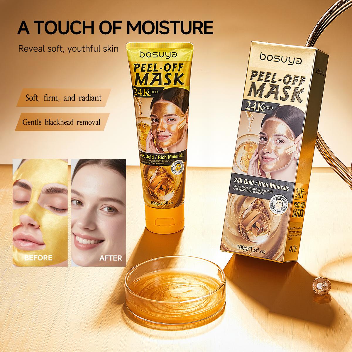 

Gold Peel Off Mask Deep Cleansing Moisturizing Hydrating Skin Care Mask 1